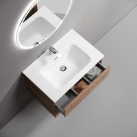 Тумба с раковиной Sancos Marmi 1.0 70 дуб чарльстон, раковина CN7007