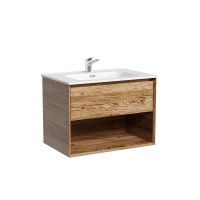 Тумба с раковиной Sancos Marmi 1.0 70 дуб чарльстон, раковина CN7007