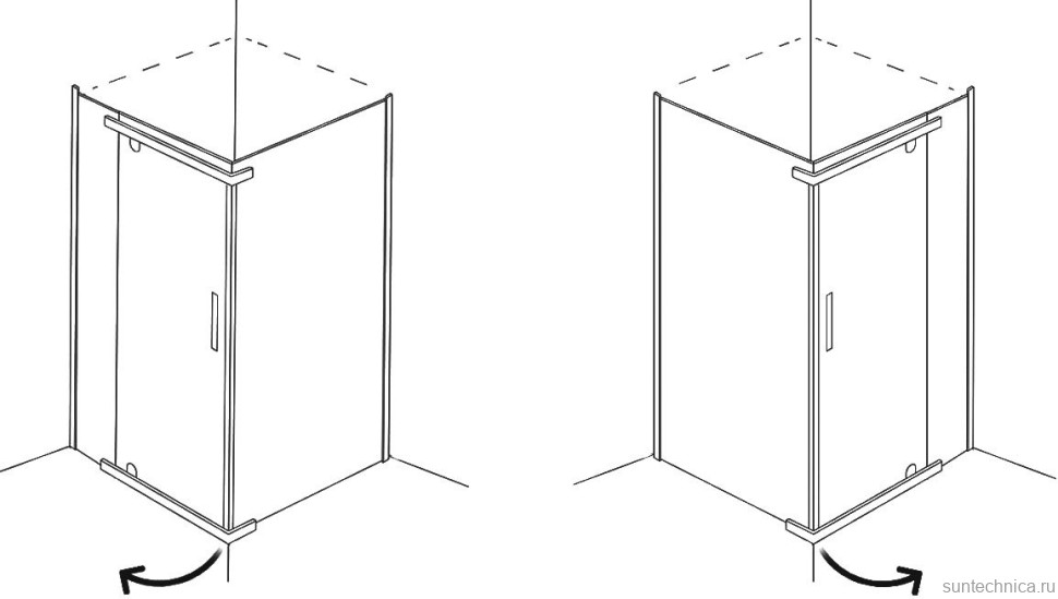 Душевой уголок Alex Baitler AB214 -90