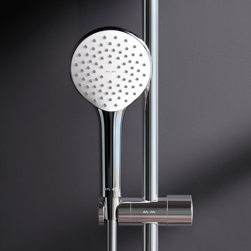 Душевой комплект Термостат AM.PM Like F8040000 + Стойка Gem F0790000