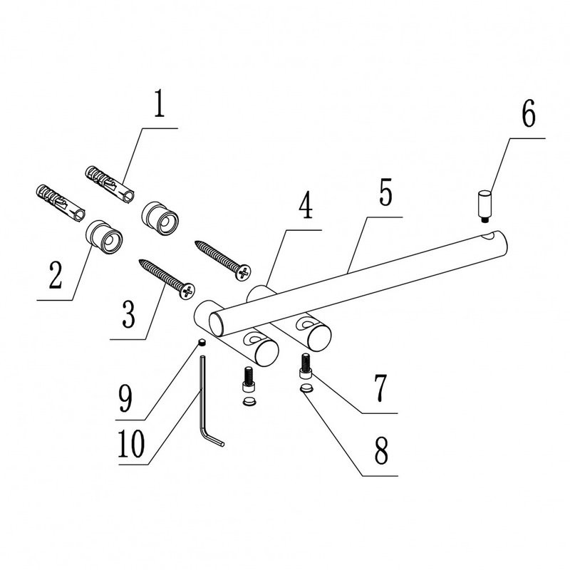 Держатель для туалетной бумаги Abber Osten 316 AA1831BGG брашированная сталь