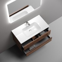 Мебель для ванной комнаты Sancos Marmi 2.0 90 дуб чарльстон, раковина CN7002