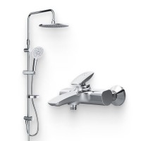 Душевой комплект Смеситель AM.PM Spirit V2.0 F70A10000 + Стойка F0770A100