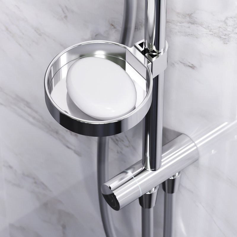 Душевой комплект Смеситель AM.PM Spirit V2.0 F70A10000 + Стойка F0770A100