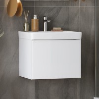 Тумба с раковиной AQUATON Асти 55 белая