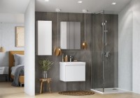 Тумба с раковиной AQUATON Асти 55 белая
