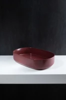 Накладная раковина Allen Brau Fantasy Oval 55x36, бордо Накладная раковина Allen Brau Fantasy Oval 55x36, бордо