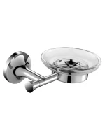Мыльница AltroBagno Corposo 080709 Cr настенная, стеклянная, хром Мыльница AltroBagno Corposo 080709 Cr настенная, стеклянная, хром