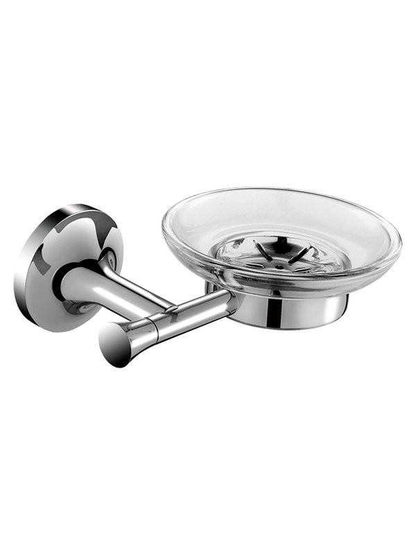 Мыльница AltroBagno Corposo 080709 Cr настенная, стеклянная, хром