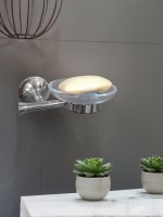 Мыльница AltroBagno Corposo 080709 Cr настенная, стеклянная, хром