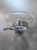 Мыльница AltroBagno Corposo 080709 Cr настенная, стеклянная, хром