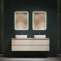 Тумба с раковиной Sancos Snob T 160 beige soft, столешница бежевая TT160A2X, раковина CN5043
