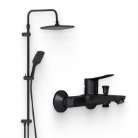 Душевой комплект Смеситель Damixa Galaxy DX7510003 + Стойка Gala 953000300