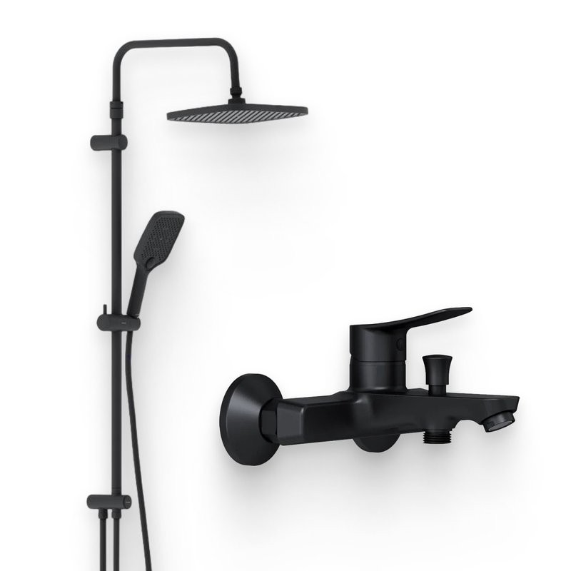 Душевой комплект Смеситель Damixa Galaxy DX7510003 + Стойка Gala 953000300