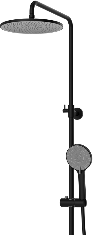 Душевая стойка STWORKI Сортланд S10160BK матовый чёрный