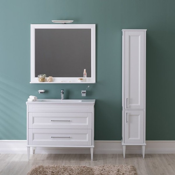 Мебель для ванной комнаты Aquanet Бостон М 100 ручки хром