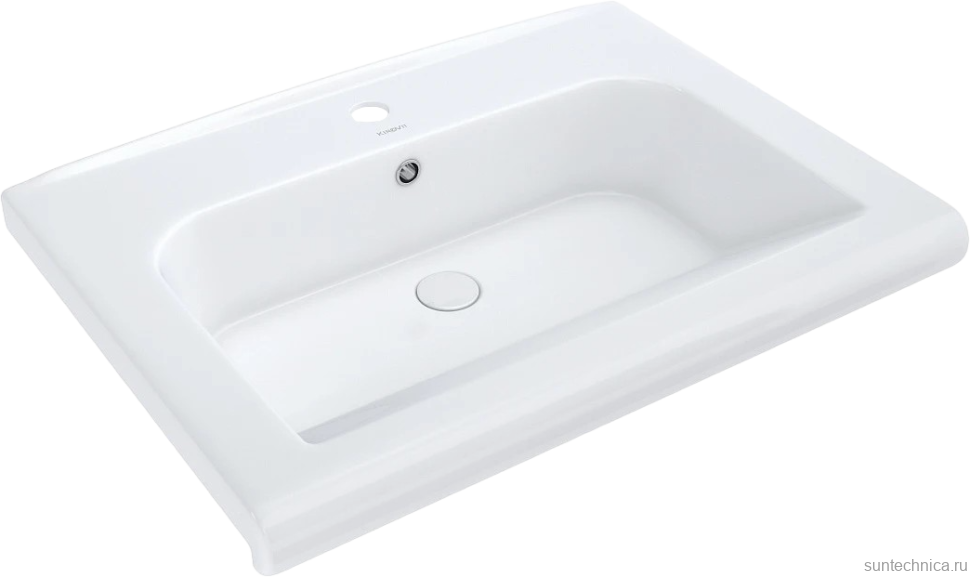 Мебель для ванной комнаты Sanflor Бруно 70, белый, орегон