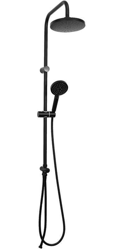 Душевой комплект Смеситель Orange Vesper M10-100b + Стойка O-Shower OW02b