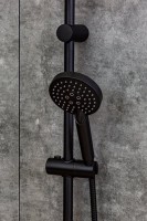 Душевой комплект Смеситель Orange Vesper M10-100b + Стойка O-Shower OW02b