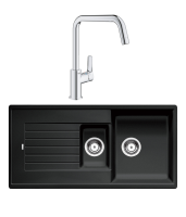 Комплект Мойка Blanco Zia 6S 514748 антрацит + Смеситель Grohe Eurosmart