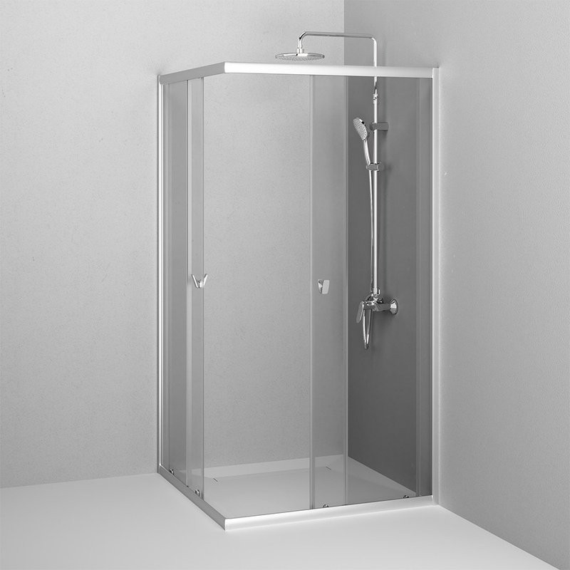 Душевой уголок AM.PM Sunny W87G-403-100100-MT 100x100 см, серебро