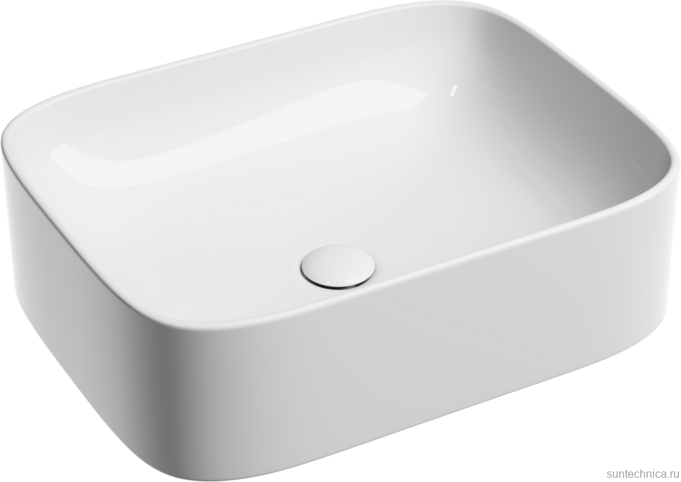 Накладная раковина Ceramicanova Element CN6052 белая глянцевая