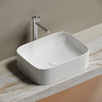 Накладная раковина Ceramicanova Element CN6052 белая глянцевая