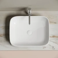 Накладная раковина Ceramicanova Element CN6052 белая глянцевая