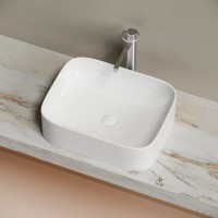 Накладная раковина Ceramicanova Element CN6052 белая глянцевая