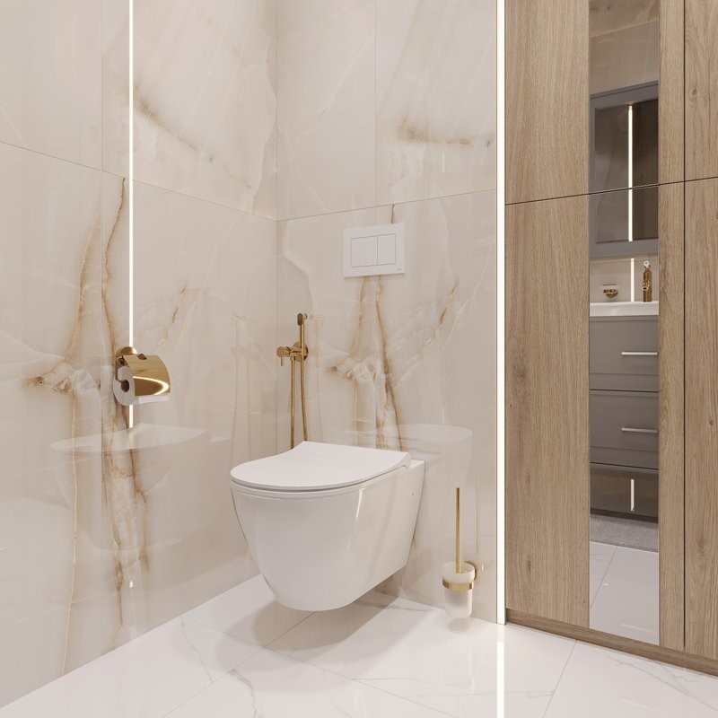 Держатель для туалетной бумаги DEKOR BANYO Alina Gold A40 407 01 02