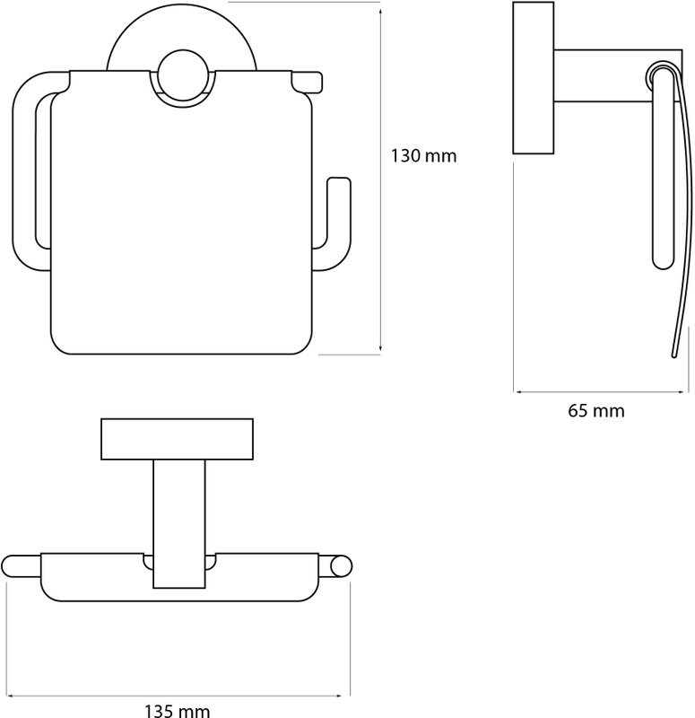 Держатель для туалетной бумаги DEKOR BANYO Alina Gold A40 407 01 02
