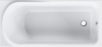 Акриловая ванна AM.PM Like 150x70 см, пристенная, белая, с каркасом