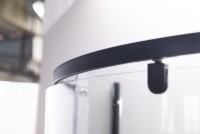 Душевой уголок Esbano ESD-7015B 90х90 см, профиль черный, стекло прозрачное