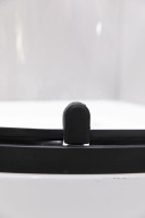 Душевой уголок Esbano ESD-7015B 90х90 см, профиль черный, стекло прозрачное