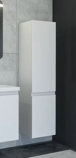 Шкаф пенал для ванной Caprigo Forte 35 L белый