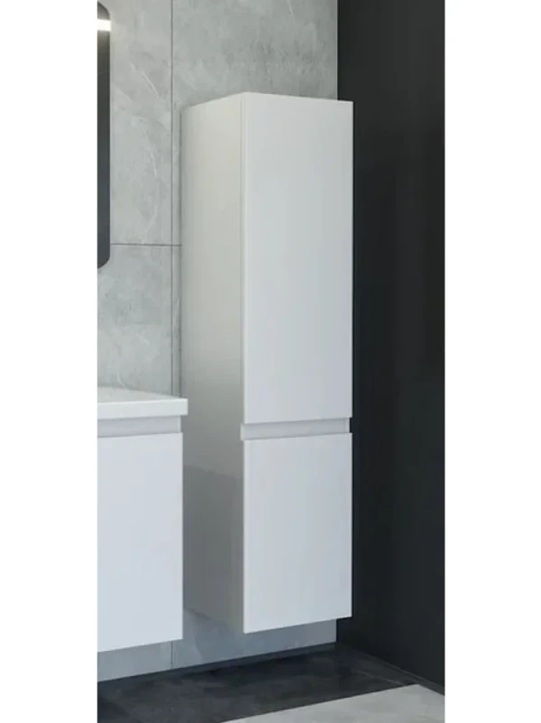Шкаф пенал для ванной Caprigo Forte 35 L белый