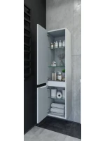 Шкаф пенал для ванной Caprigo Forte 35 L белый