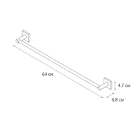 Полотенцедержатель Fixsen Lux Chrome 15001A Полотенцедержатель Fixsen Lux Chrome 15001A