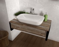 Тумба под раковину 1MarKa Grunge Loft 80 дуб намибия
