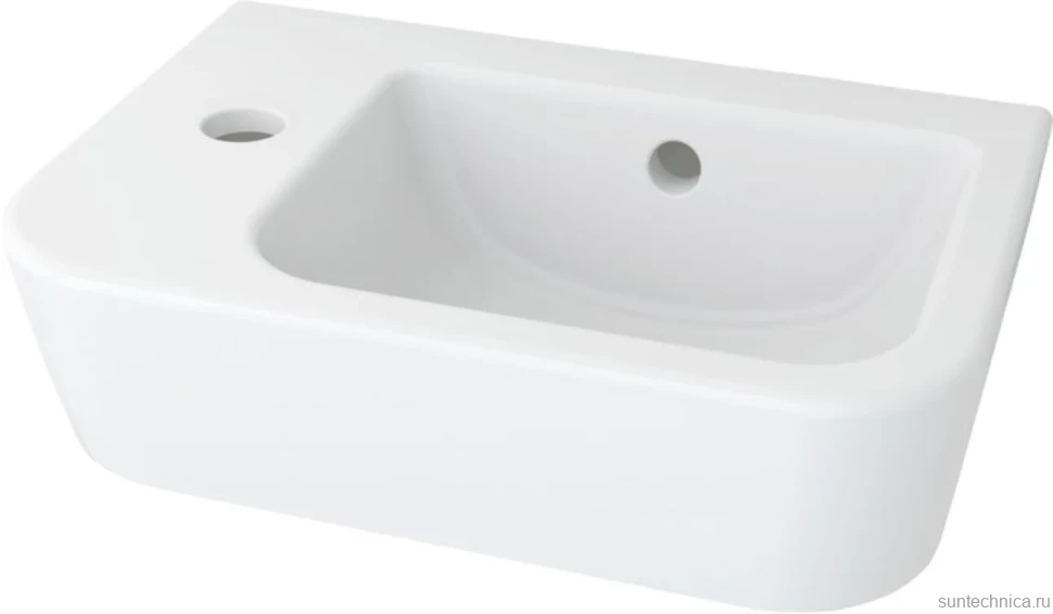 Комплект Раковина маленькая Lavinia Boho One 33310001L + Смеситель Wellsee ICON! for life 182302000 матовый черный