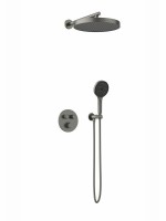 Душевой комплект AltroBagno Bilancia AltroBagnoBilancia040413GM С ВНУТРЕННЕЙ ЧАСТЬЮ, оружейная сталь
