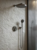 Душевой комплект AltroBagno Bilancia AltroBagnoBilancia040413GM С ВНУТРЕННЕЙ ЧАСТЬЮ, оружейная сталь