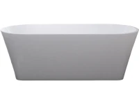 Акриловая ванна Ravak Solo XC00100025 180x80 см, отдельностоящая, белая, овальная, с каркасом, со сливом-переливом