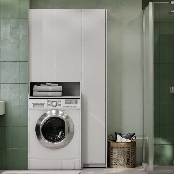 Шкаф пенал для ванной AQUATON Лондри 30