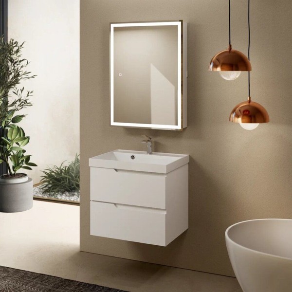 Тумба под раковину для ванной AQUAme S3 60 белая