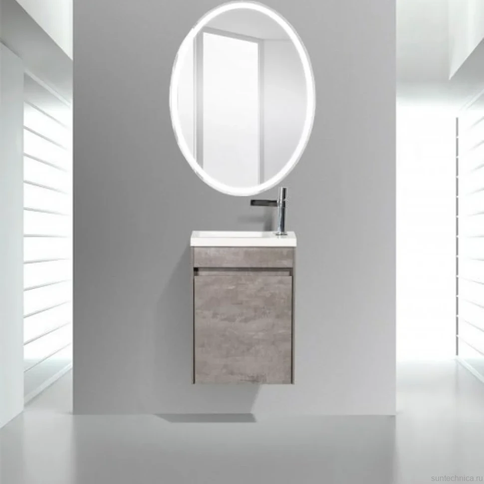 Мебель для ванной комнаты BelBagno Pietra Mini 40 L stucco cemento