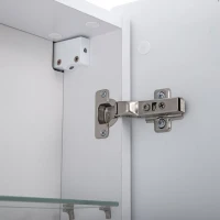 Зеркало-шкаф Art&Max Merano 100х80 белое, с LED-подсветкой, 6000К