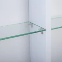 Зеркало-шкаф Art&Max Merano 100х80 белое, с LED-подсветкой, 6000К