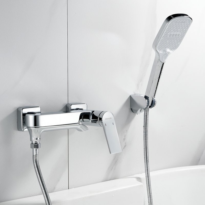 Смеситель для ванны с душем Shevanik S4102 хром