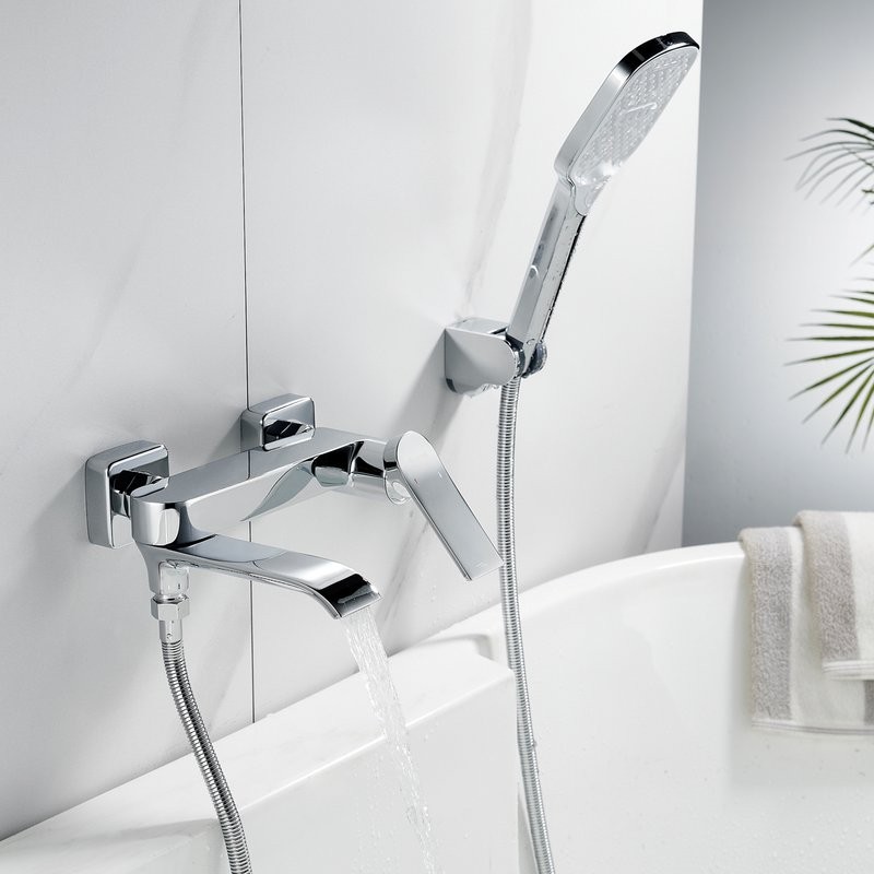 Смеситель для ванны с душем Shevanik S4102 хром